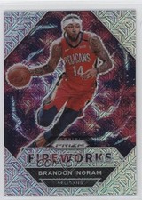 2020-21 Panini Prizm Fireworks Mojo Prizm 17/25 Brandon Ingram #8 18jt
