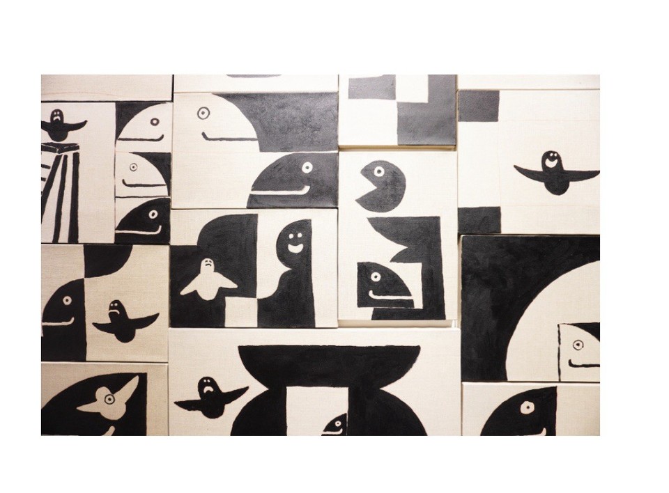 Mark Gonzales Art Screen Print Signed 16.5