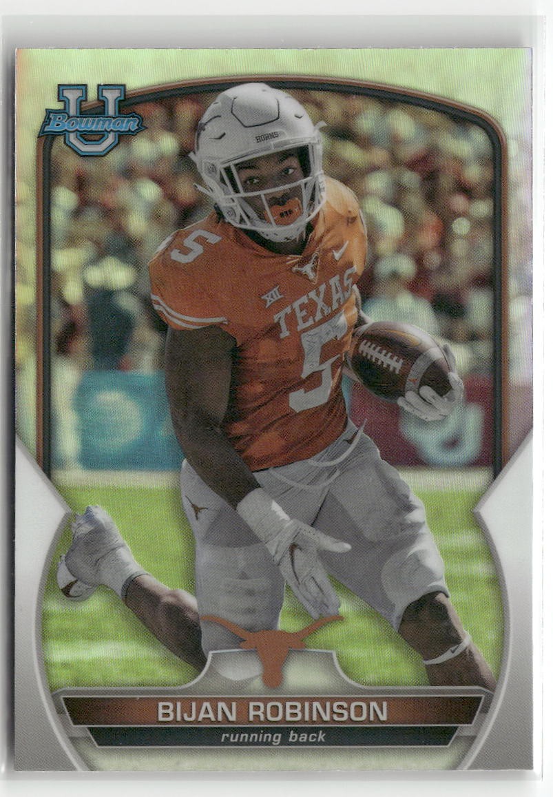2022 Bowman University Chrome #70 Bijan Robinson Refractor ☘️157