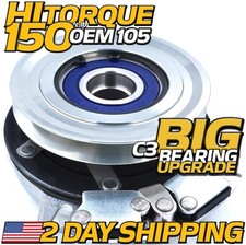 Hitorq 150ftlb (oem 105) Bigbearing Pto Clutch For Husqvarna 505287301 5219-108