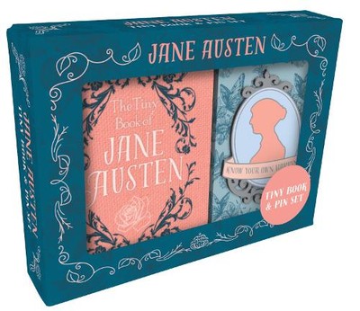 Insight Editions Jane Austen Tiny Book and Pin Set (Mixed Media Product)