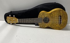 Ohana SK-15W Natural Soprano Ukulele with Gig Bag Case