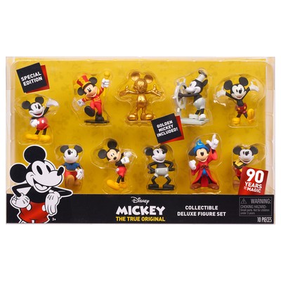 Mickey Mouse 90th Anniversary 10-Piece Collectible Figure Set Kids