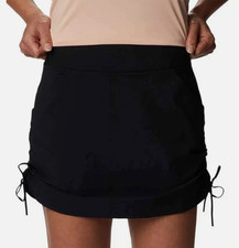 Columbia Women's Black Jupe All Seasons Ruched Seams Skort Size L -NWT