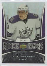 2007-08 Upper Deck Trilogy Rookie Premieres /999 Jack Johnson #148 0p5y