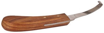Kerbl Huf- und Klauenmesser 83x11 mm Einschneidig links, rostfreie Stahlklinge