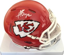 Kansas City Chiefs Creed Humphrey Signed SB LVIII Mini Helmet JSA Certified