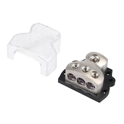 New 3 Way Car Power Distributor Block Splitter Repairing Assembly For Car Audio