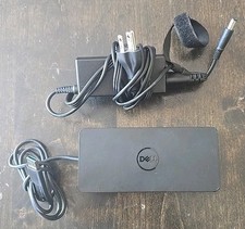 Dell D6000 Universal Docking Station  60w adapter In Used Tested USB 3.0