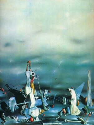 Yves Tanguy Palast auf Fenstern Felsen Kunstdruck Poster Wanddeko Ausstellung Kreativ