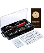 Wood Burning Kit 22PCS, Adjustable Temperature Pen with 18 Tips&Accessories