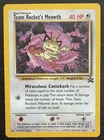 Pokémon TCG | Team Rocket's Meowth #18 | WOTC Black Star Promo | LP