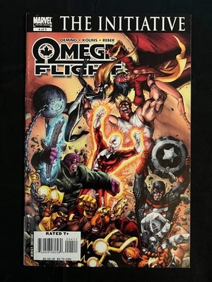 Omega Flight #4 (2007) - The Initiative, Wrecking Crew Battle