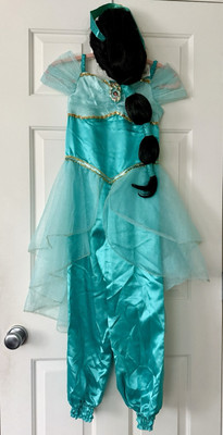 New! Disney Princess Disguise Jasmine Costume Girls Size 7/8 Medium