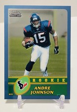 2003 TOPPS CHROME ANDRE JOHNSON ROOKIE RC