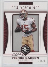2017 Panini Limited Spotlight Ruby 11/25 Pierre Garcon #96 y0i