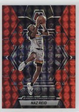 2022-23 Panini Mosaic Red Mosaic Prizm Naz Reid #108 0x5w
