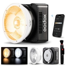 Godox Ml40Bi Bi-Color Led Video Light, Portable Cob Photography Light With Buil 