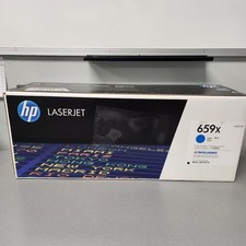 HP W2011X 659X Cyan High-Yield Toner Cartridge Works Color Laserjet M856,