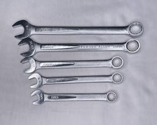 Easco 5 Piece Sae Combination Wrench Set 916 To 78 Made In Usa Vintage