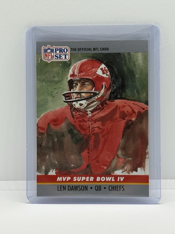 1990 Pro Set - Super Bowl Mvp's Len Dawson #4