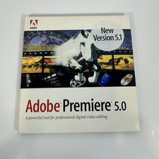 Adobe Premiere 5.0 / 5.1 2 CD And Serial Numbers For Windows