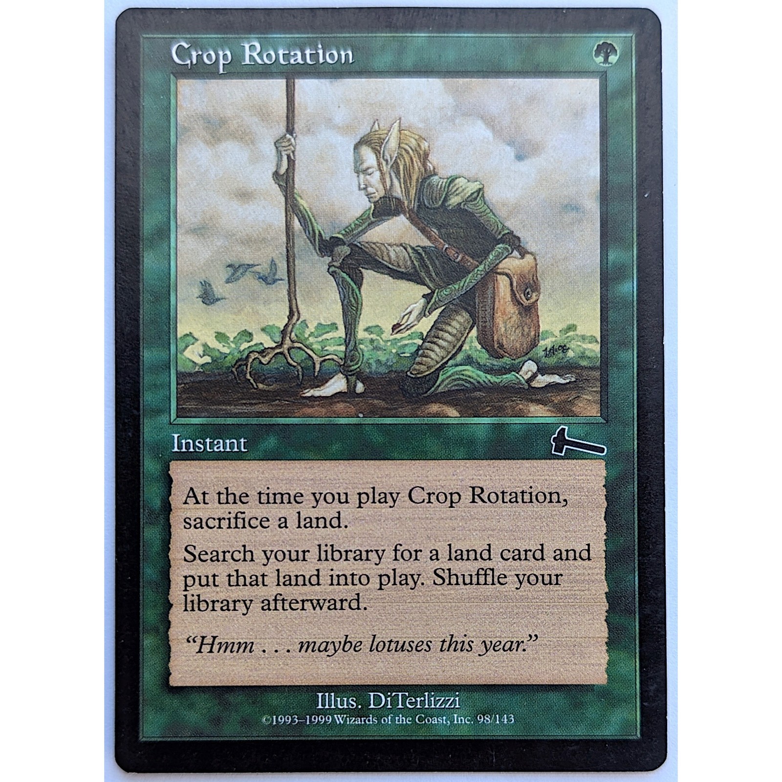 Crop Rotation, Urza's Legacy (ULG), #98 LP MTG