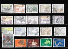 LIECHTEINSTEIN - 20 TIMBRES OBLITERES