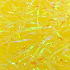 1/2 LB Shiny Yellow Shredded Paper Filler Crinkle Cut for Gift Basket