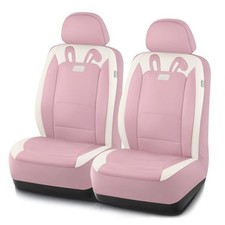Car Seat Covers Cute Rabbit Premium Leather Seat Covers Universal Fit Pink Car Seat Covers Cute Rabbit Premium Leather Seat Covers Universal Fit Pink
