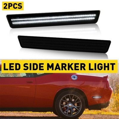 FOR Dodge Challenger 2015-22 LED Side Marker Turn Signal Light Rear Bumper PAIR