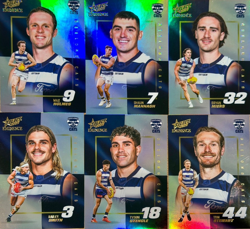 2025 AFL Select Eminence Colours 12x Card TEAM SET Geelong Cats eBay — free download