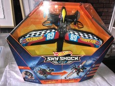 Raro 2016 Hot Wheels Land&Air Sky Shock Transforming RC coche de carreras avión avión