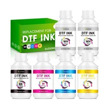 Premium DTF Ink 3000ML - DTF Transfer Ink for PET Film, Refill DTF Ink for Ep...