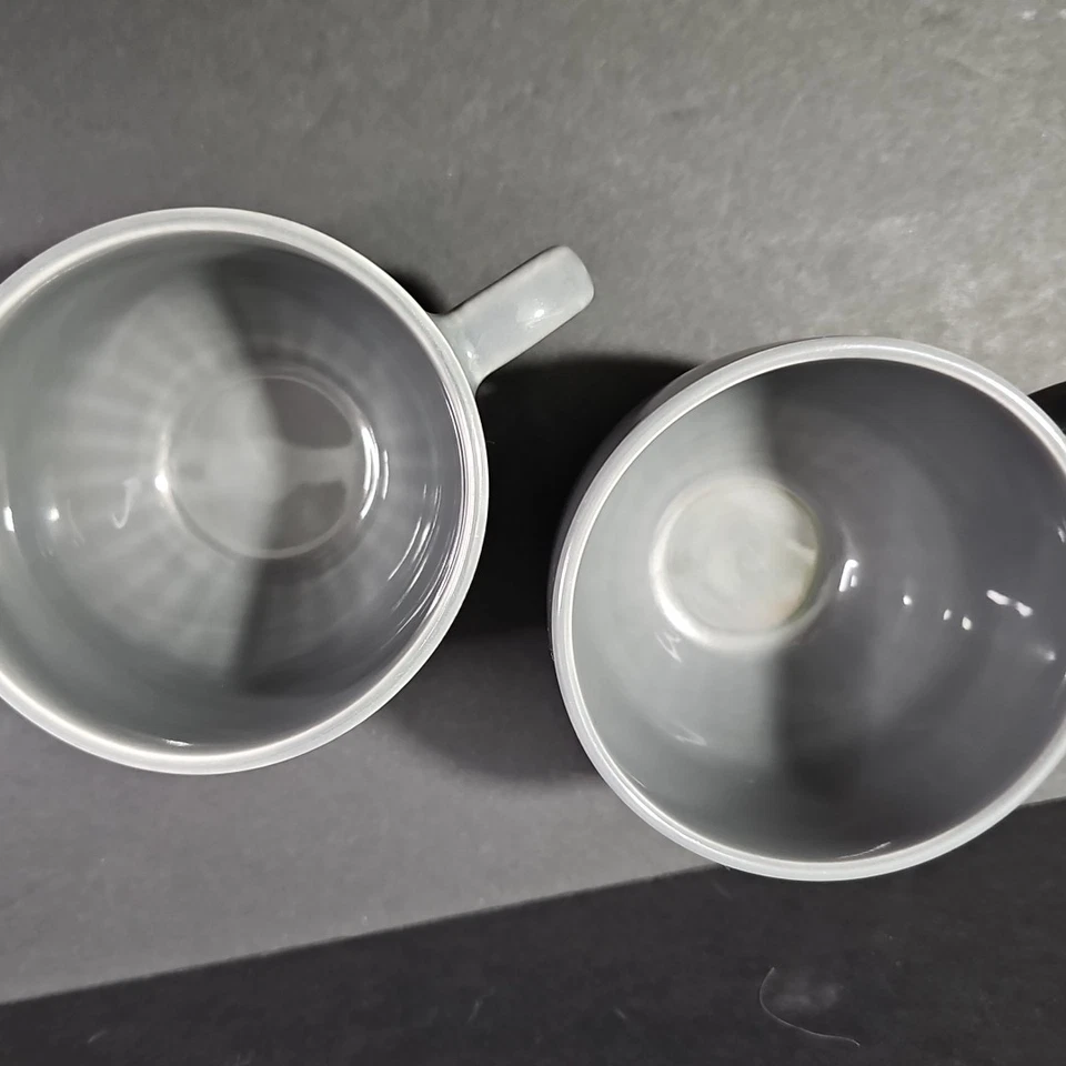 Ikea STRIMMIG 12 oz taza de café gris gres #12011 juego de 2 tazas  Foto 4 de 4