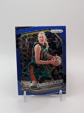 Panini 2025 Prizm WNBA Blue Velocity Lauren Jackson #91 Seattle Storm