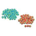 Balles de golf en mousse couleur 50 PCS Pet Toys Rainbow 42mm pour Sports