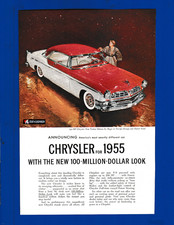 1955 Chrysler New Yorker Deluxe St. Regis - The New 100-million-dollar Look