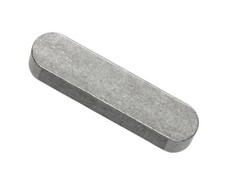 Machine Key M8 x 7 x 35 Form A Carbon Steel Undersize (25 Pieces)