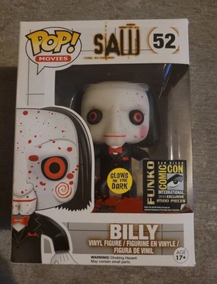 Funko Pop! Movies Horror Billy Saw #52 (SDCC Exclusive Glow in the Dark)