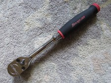 Snap On 12 Dr Dual 80 Soft Grip Handle Fixed Ratchet Sh80a Red Nice