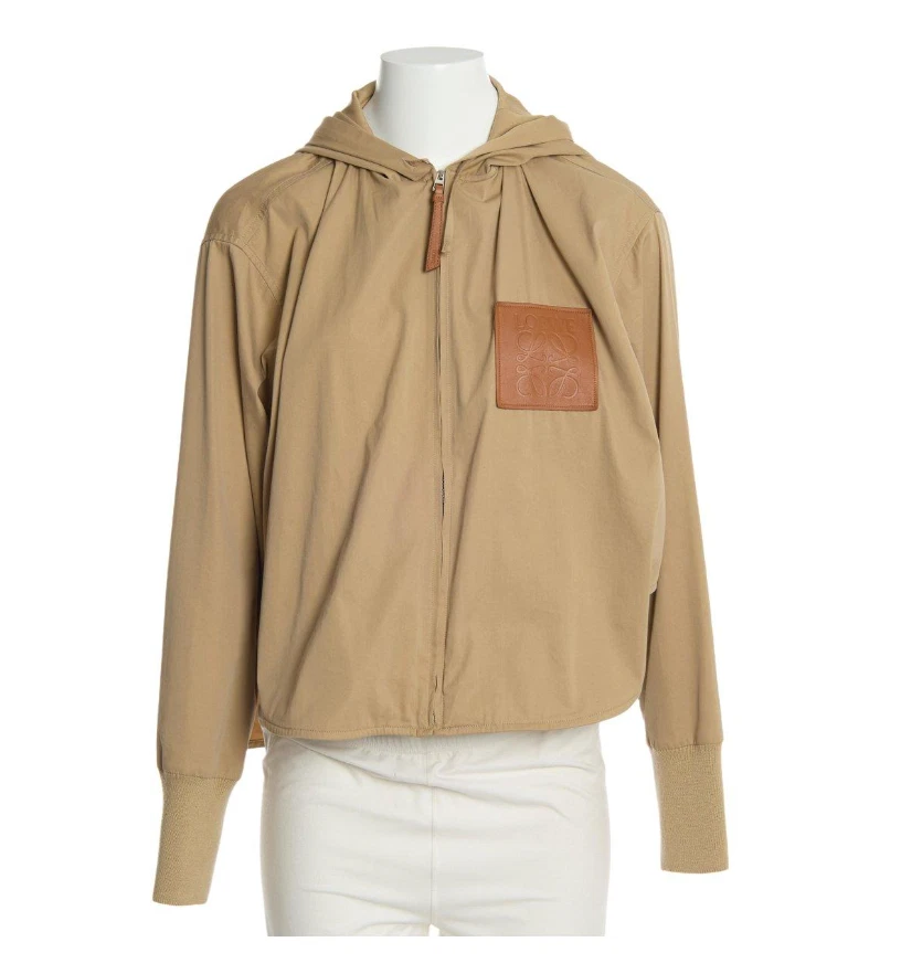 Loewe — Loewe Anagram khaki hooded jacket