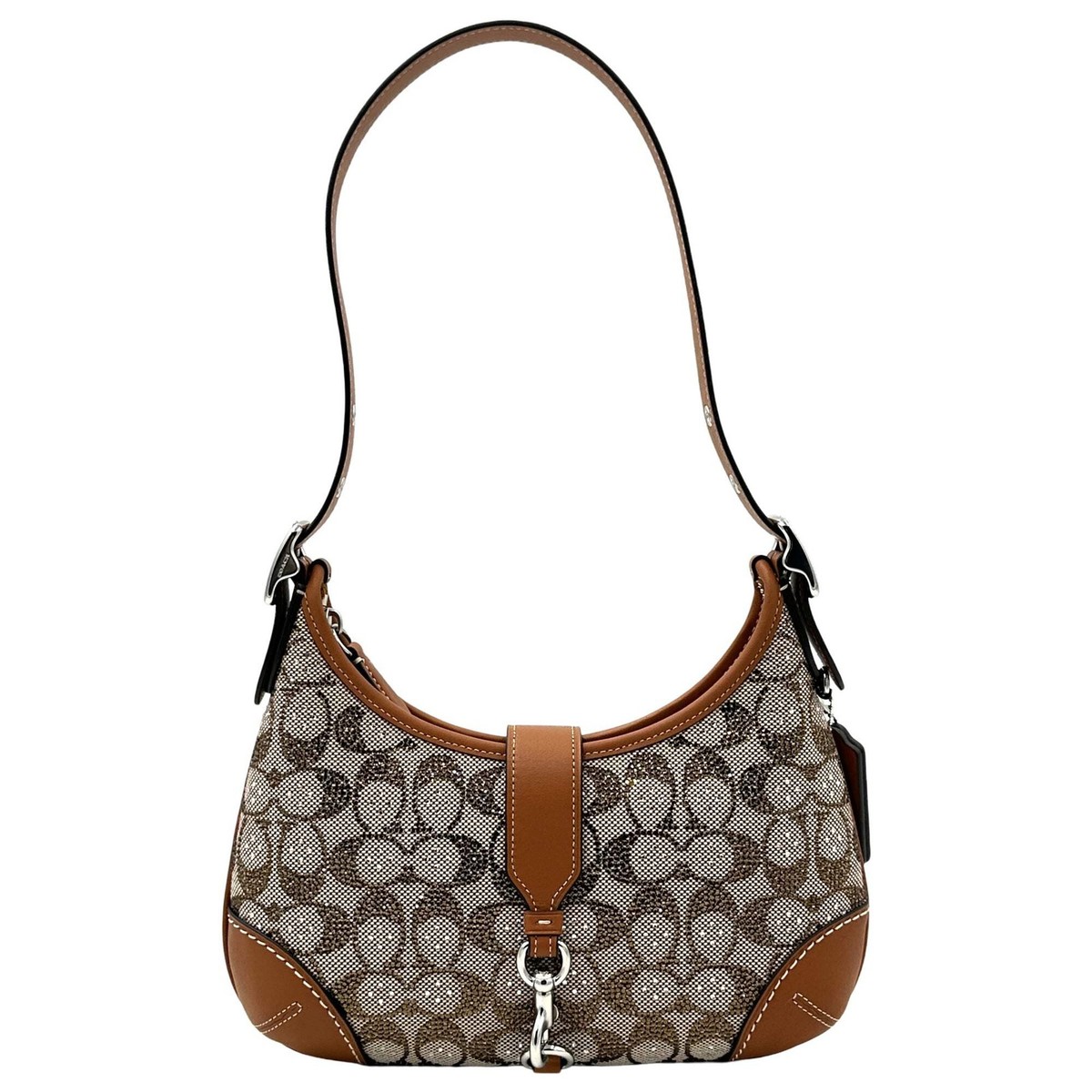 Coach Crystal Signature Hampton Hobo Shoulder Bag - With Tags