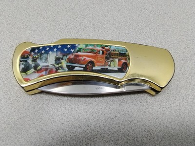 Knife One Blade Fire Fighters Addition Fair Condition Shows Some Wear.