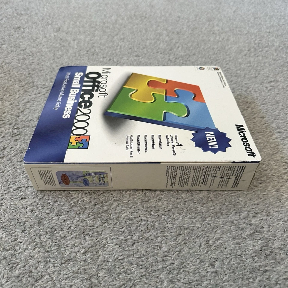 Microsoft Office 2000 Small Business Word Excel Outlook Publisher English - Image 3 of 4