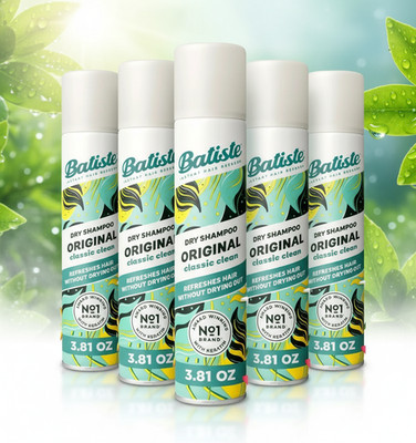 Batiste Dry Shampoo, Original, Classic Clean, 3.81 oz - (Pack of 5)