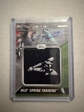 2021 Topps Series 1 Eloy Jimenez Spring Training Logo Patch Auto 10/10