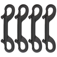 4 Pcs Snap Hooks Heavy Duty Double Ended Dog Leash Carabiner Clip