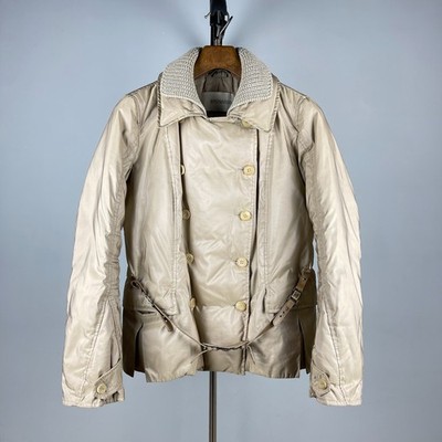 Ermanno Scervino Women s Beige Down Jacket   Size 46IT / 14UK / 10US