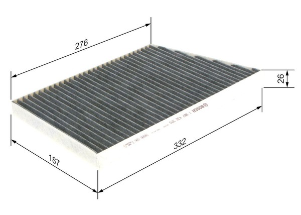 NEU - Bosch 1987432370 Filter, Innenraumluft FüR MERCEDES-BENZ-image